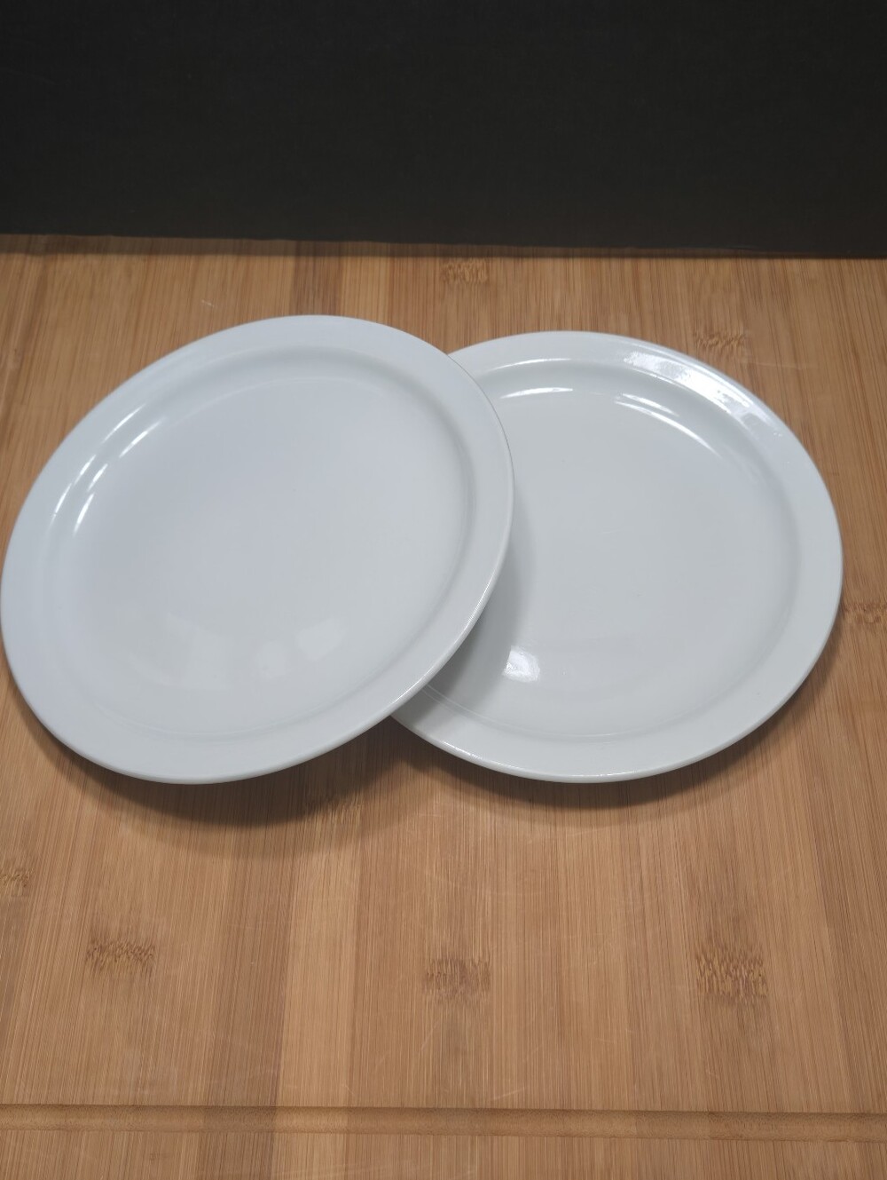 Target Home BASIC WHITE Porcelain Appetizer or Salad Plates, Set of 2, 7.5"